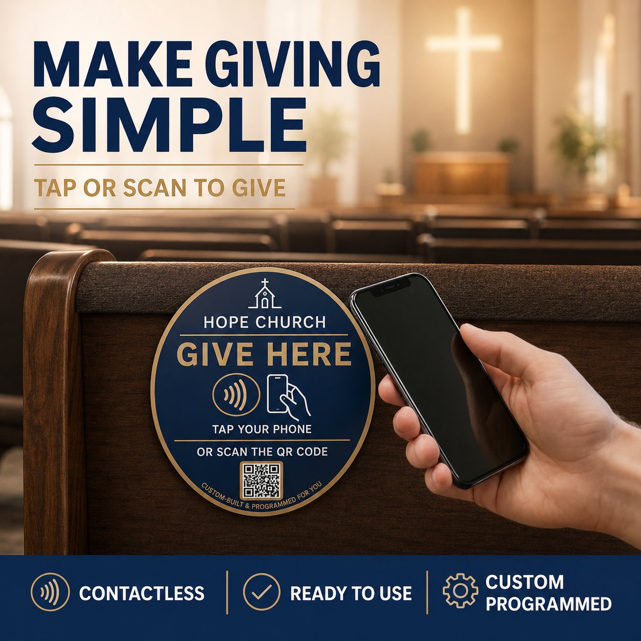 Repliant Arc Target Tap Donation Plaque